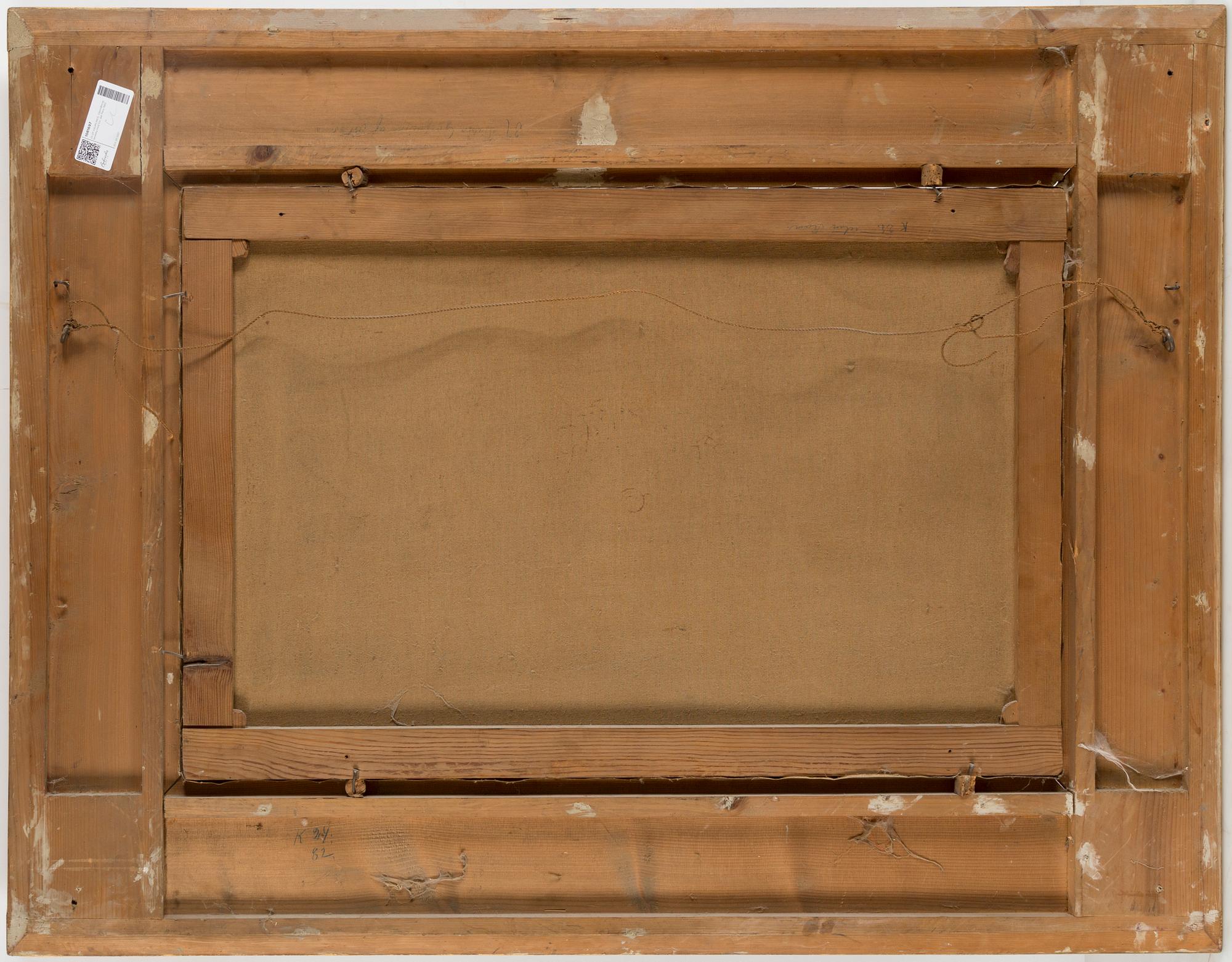 OLOF KRUMLINDE, olja på duk, signerad och daterad Paris (18)82.