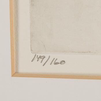 BERTA HANSSON, etching, signed and numbered 149/160.