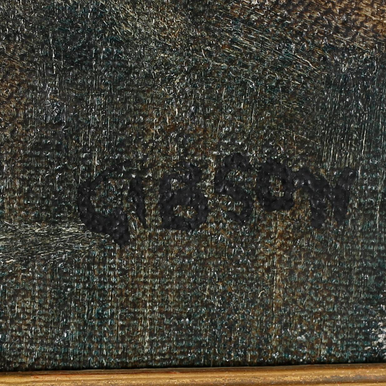 WILLIAM GIBSON, oil, canvas,