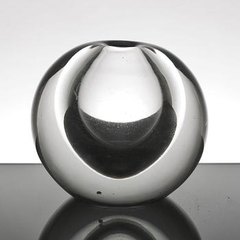 SKULPTUR, glas, signerad Timo Sarpaneva, Iittala.