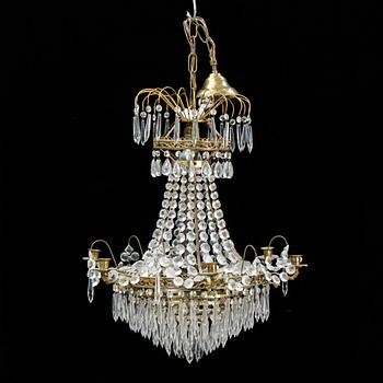 A Gustavian style chandelier, 20th Century.