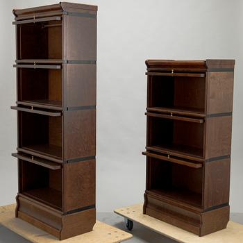 Seven book cabinets /book shelf for Boknäs, 21st century.