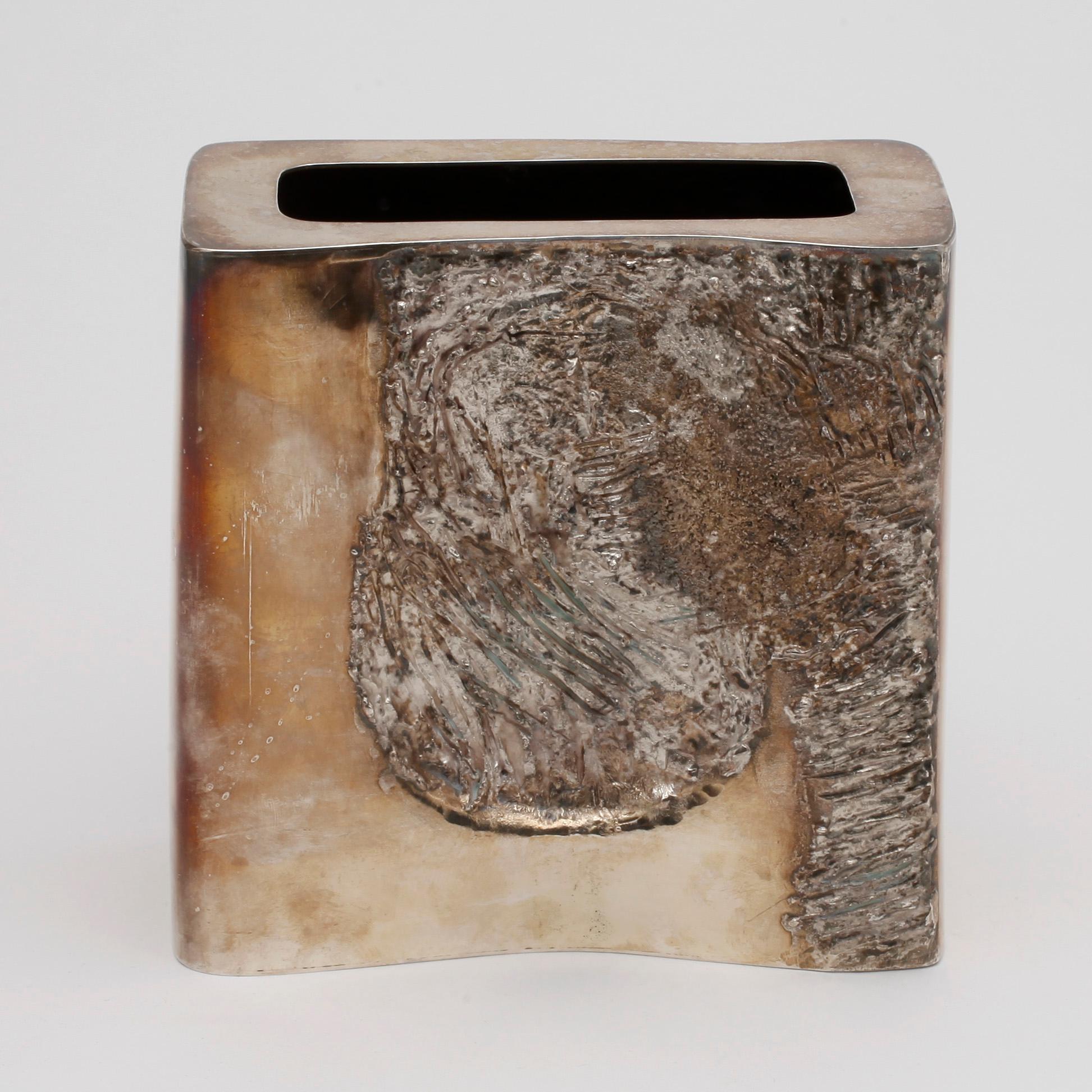 VAS, sterling silver, Karl Heinz Sauer, Sauer Guld & Silversmide, Västerås 1976. Vikt ca 854 gram.