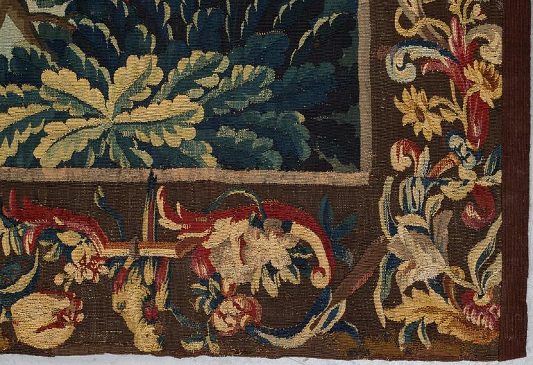 A tapestry, "Verdure", tapestry weave, ca 301 x 254 cm, France 18th century.