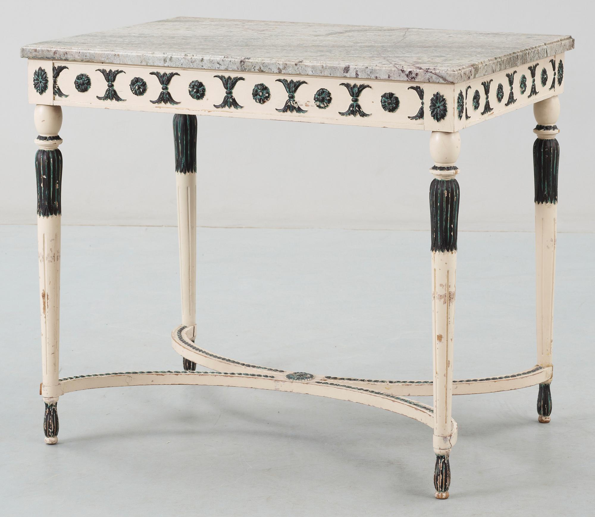 SITTGRUPP, 6 delar, sengustaviansk stil, 1800/1900-tal.