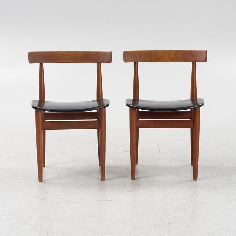 Hans Olsen, a "Roundette" dining table and six chairs, Frem Rölje, Denmark, 1950's/60's.