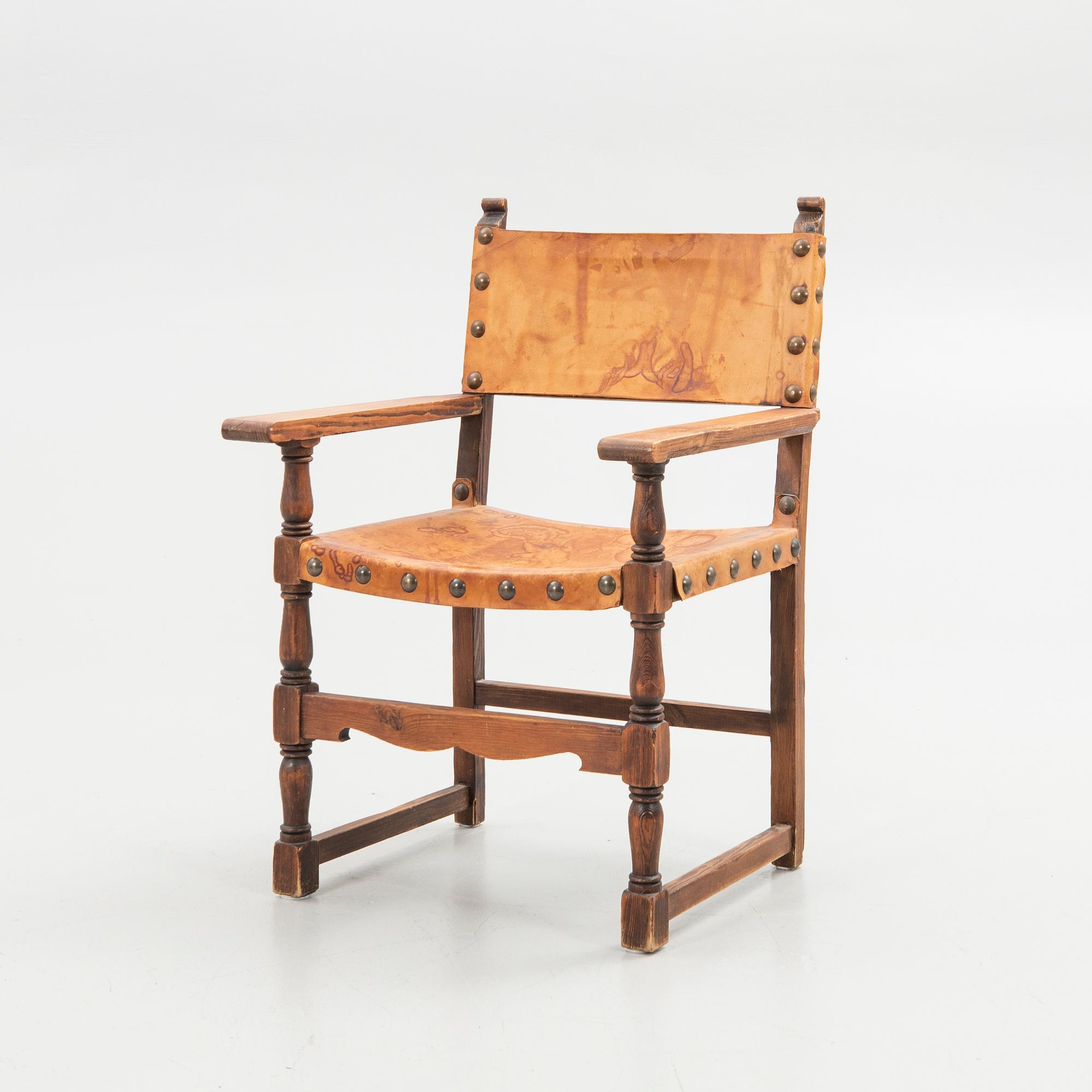 Armchair, Renaissance style, 20th century.