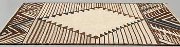 Viveca Nygren, A carpet, flat weave, ca 227,5-228 x 192,5-193,5 cm, signed KLH VN.