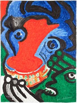 BENGT LINDSTRÖM, portfolio with 12 carborundum in colours, signed Lindström and numbered 27/99.