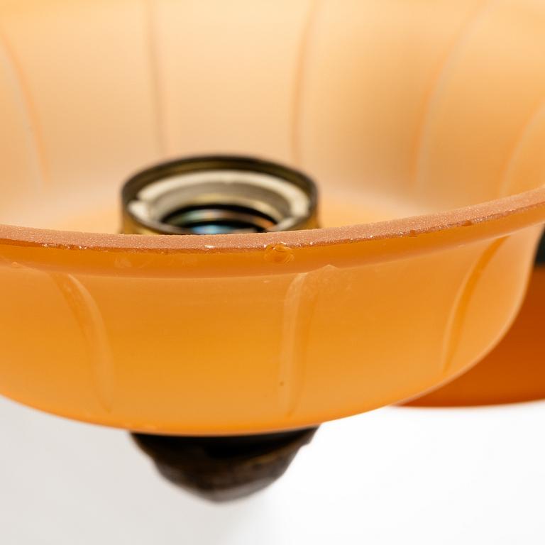 Malmö Metallvarufabrik, attributed to, a ceiling lamp, 1930s.