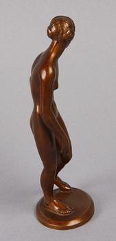 TORE STRINDBERG, skulptur, brons, sign TS o dat -19. Gjutarstämplar Herman Bergman Fud.