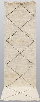 A runner, Morocco, ca 290 x 82 cm.