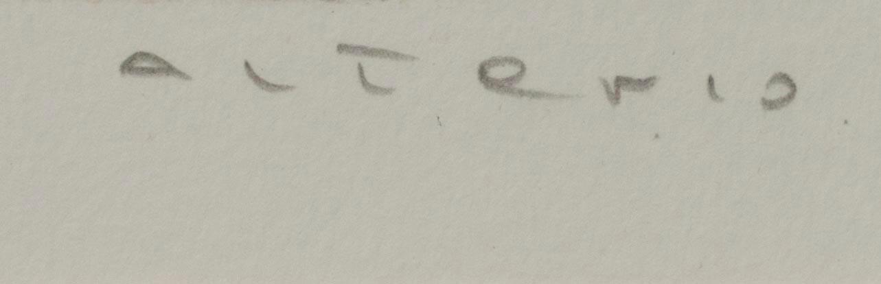 RUBEN ALTERIO, litografi, signerad och numrerad 158/200.