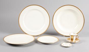 MATSERVIS, ca 110 delar, porslin. Haviland Limoges.