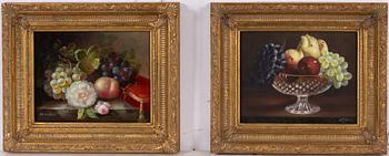Unknown artists, still lifes, 2 pcs.