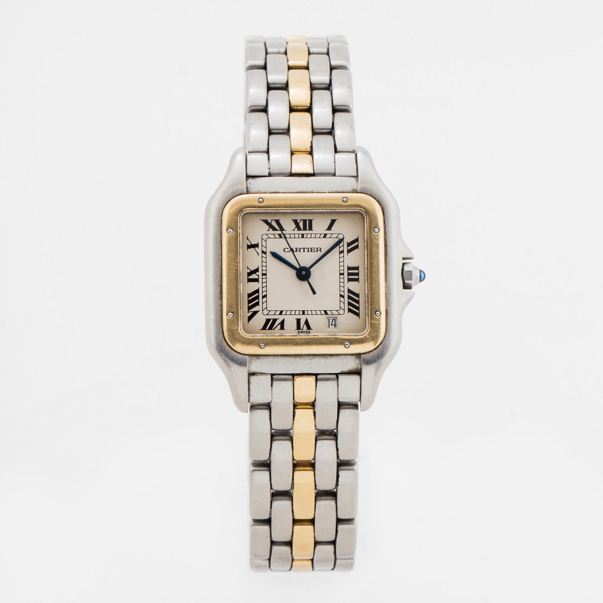 CARTIER, Panthère, armbandsur,  26,5 x 26,5 (36) mm.