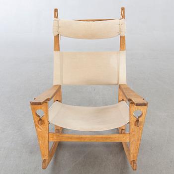 HANS J WEGNER, a rocking chair, model "GE673" "The Keyhole", Denmark.