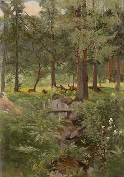 Sigfrid August Keinänen, Skogsbäck.