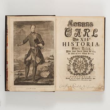 JÖRAN NORDBERG, KONUNG CARL DEN XII:TES HISTORIA. 1-2. Stockholm 1740.