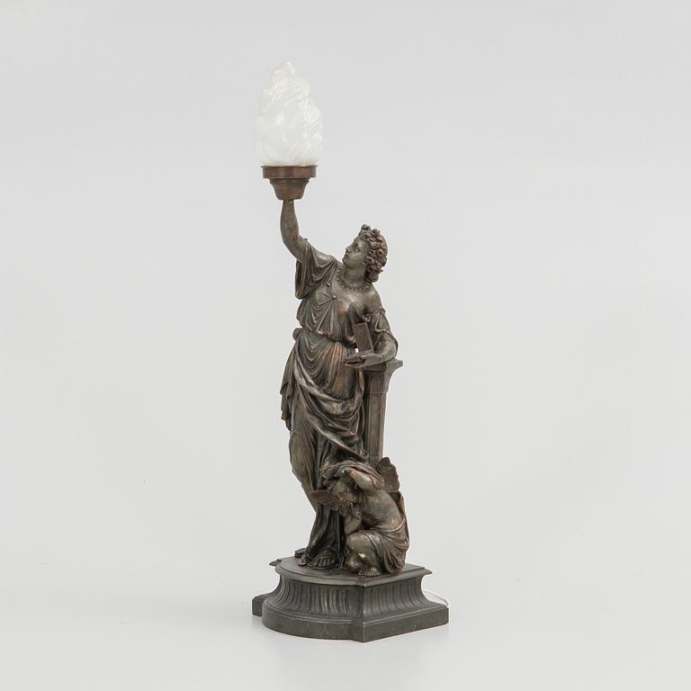 Table lamp, early 20th century.