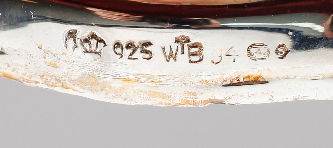 LJUSSTAKAR, 3 st, silver, Wilhelm Binder, Tyskland 1900-talets första hälft.