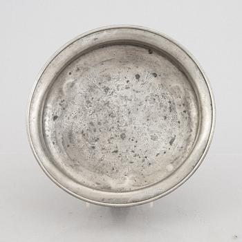 Estrid Ericson & Anna Petrus, a pewter bowl for Svenskt Tenn, model no A470, Stockholm 1929.