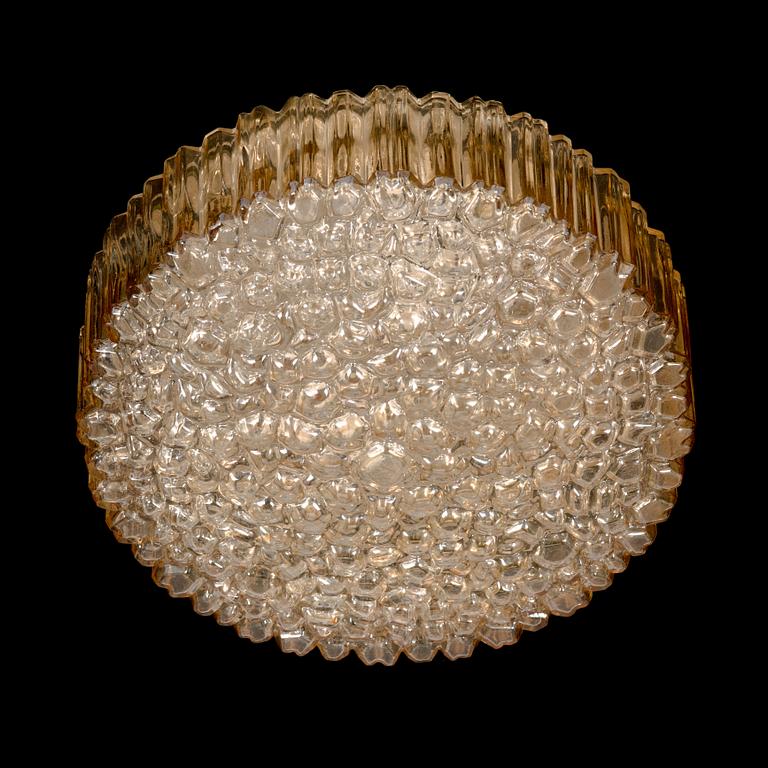 Helena Tynell, Kattovalaisin/ plafondi, malli A668,  Glashütte Limburg, Saksa 1960-70-luku.