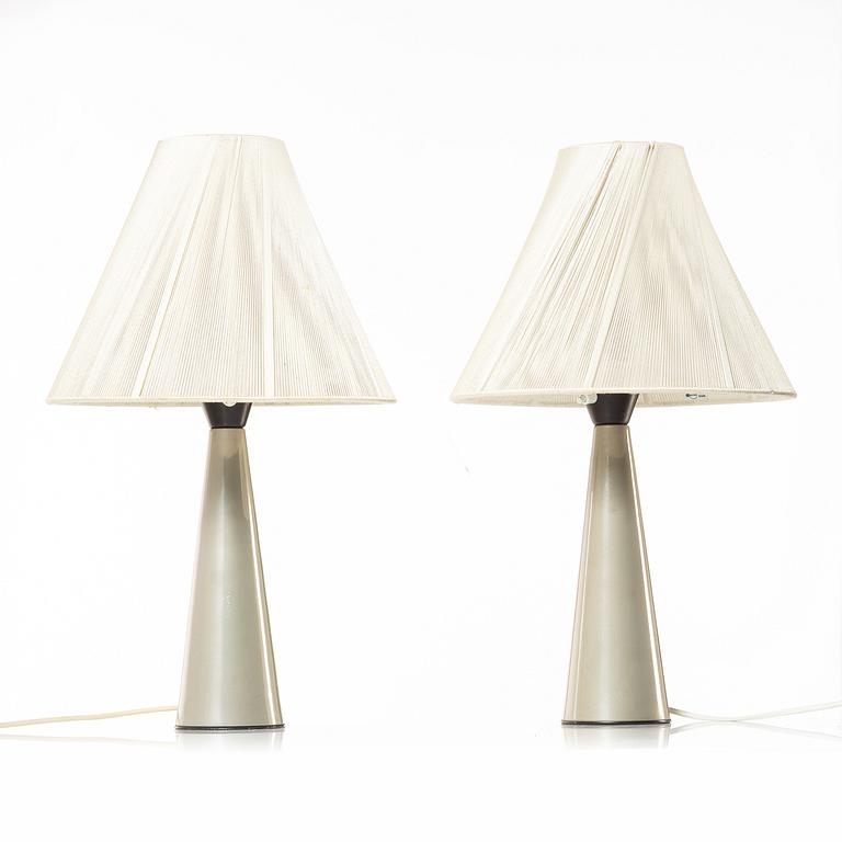Bo Råman, table lamps, a pair, model "E1298", ASEA.