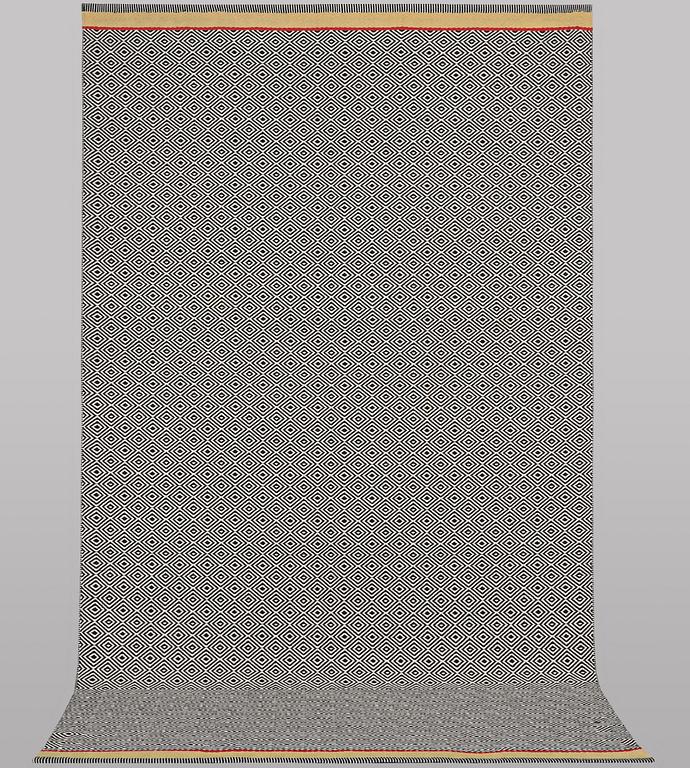 Matta, Kasthall, "Gåsöga", ca 295 x 152 cm.