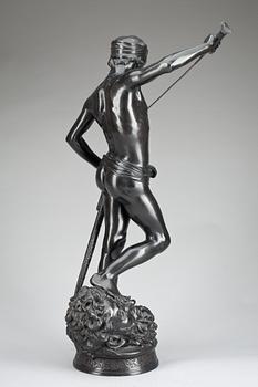 Jean Antonin Marius Mercié, "David vainqueur" (= The winner David).