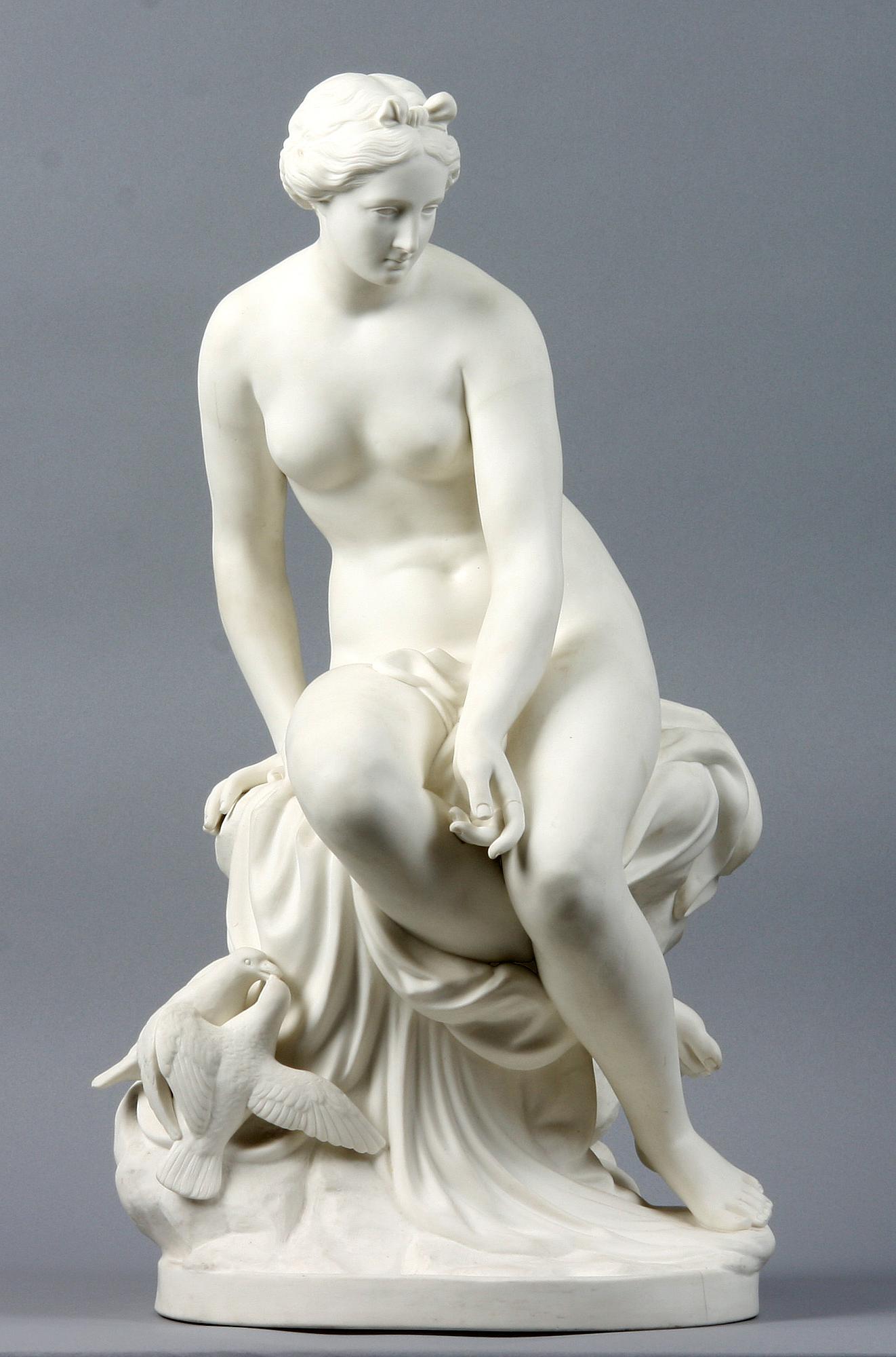STATYETT, parian, GustaFsberg, 1891.