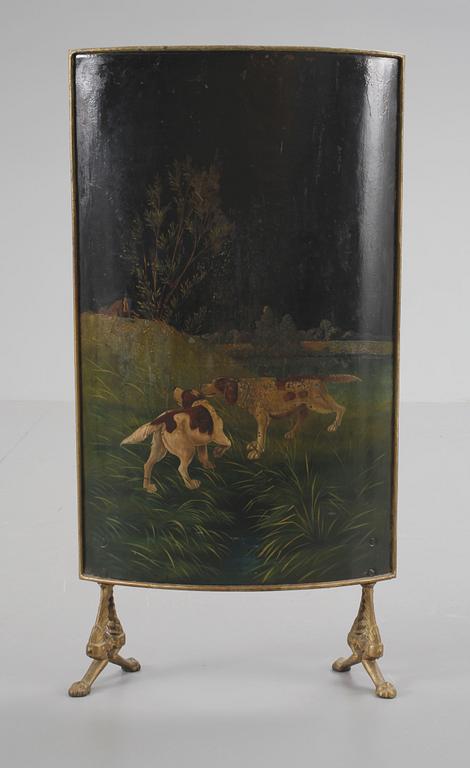 ELDSKÄRM, plåt, sekelskiftet 1900.