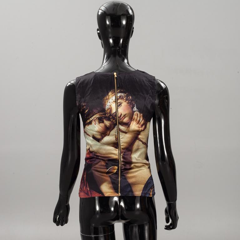 TOPP SAMT KLÄNNING, Alexander Mcqueen samt Dolce & Gabbana.