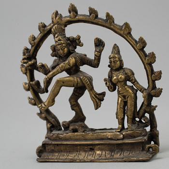 A group of six deities, India, circa 1900.