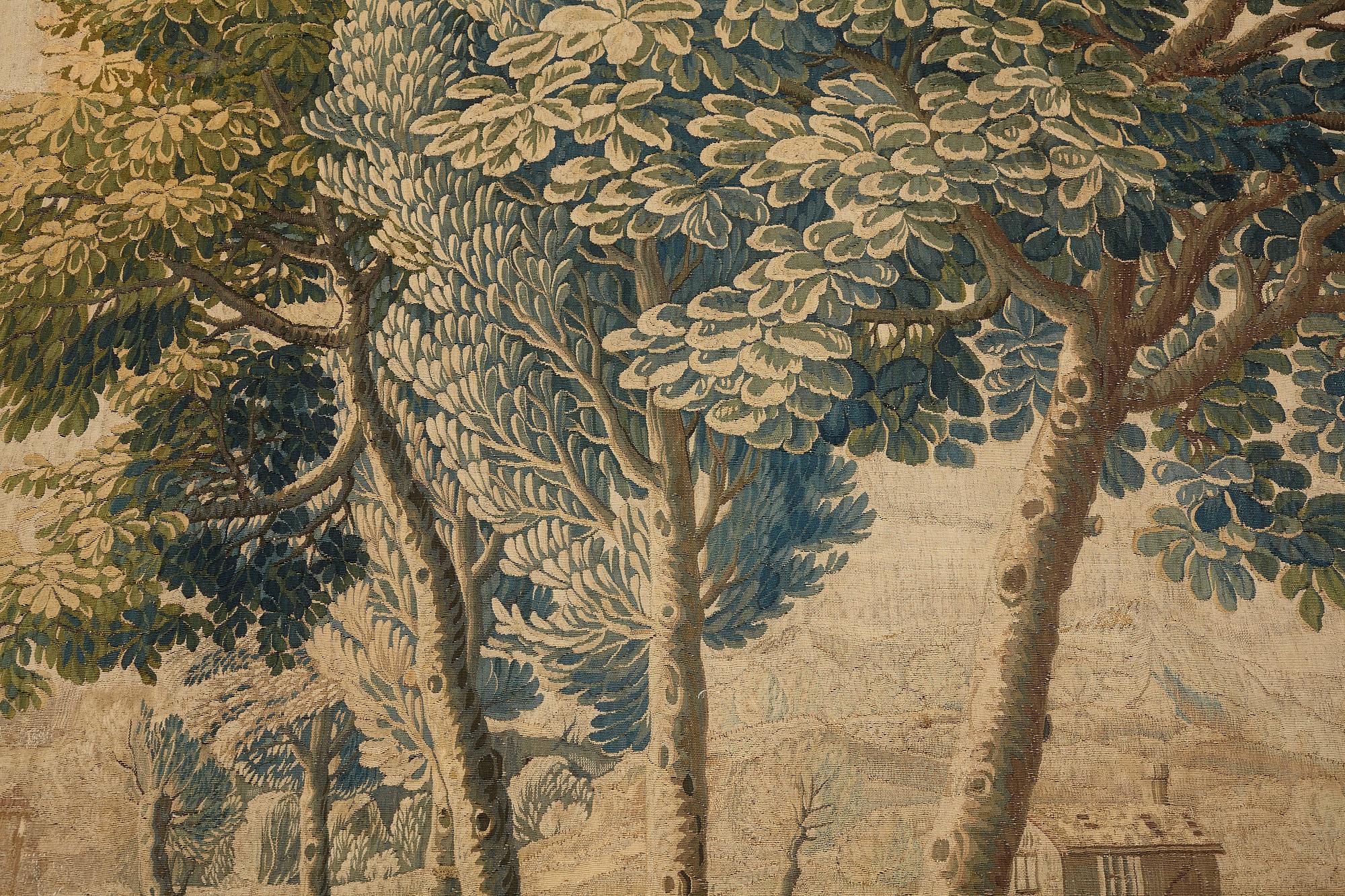 A tapestry, "Verdure", tapestry weave, ca 236,5-238,5 x 290-294,5 cm, Manufacture Royale d'Aubusson,