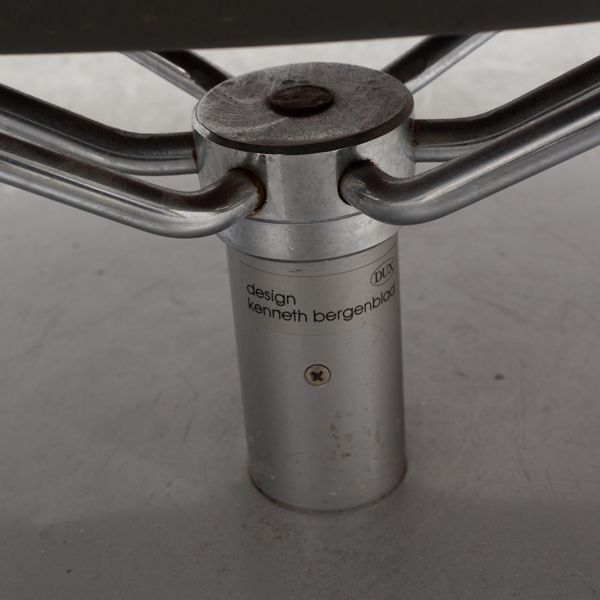 Kenneth Bergenblad, armchairs, a pair, "Superroto", Dux, model designed in 1987.