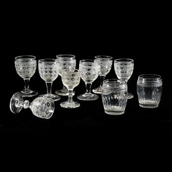 PARTI GLAS, 10 st, 1800-tal.