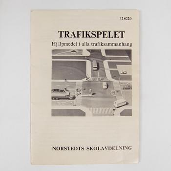A set of Norstedts trafikspel containing Tekno and Lesney vehicles 1960s.