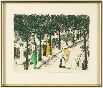 Lennart Jirlow, lithograph in colours, 1984, signed 387/480.