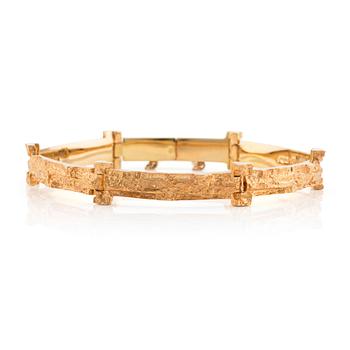 545. Björn Weckström, armband, 18K guld, "Tundra", Lapponia, Finland.