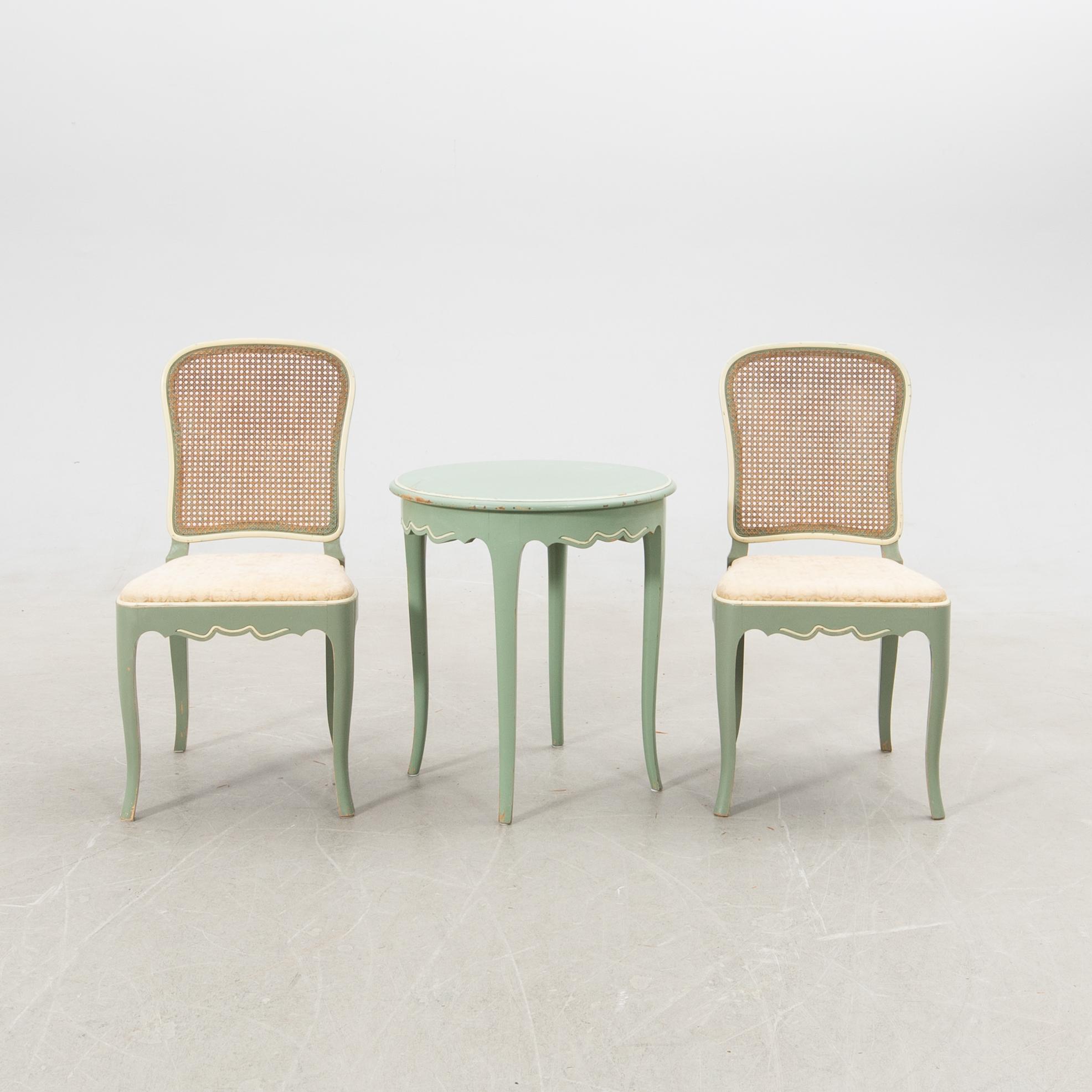 Axel Einar Hjorth, Stolar ett par samt bord "Ängby" och "Traddis" Nordiska Kompaniet (NK) 1931/32.