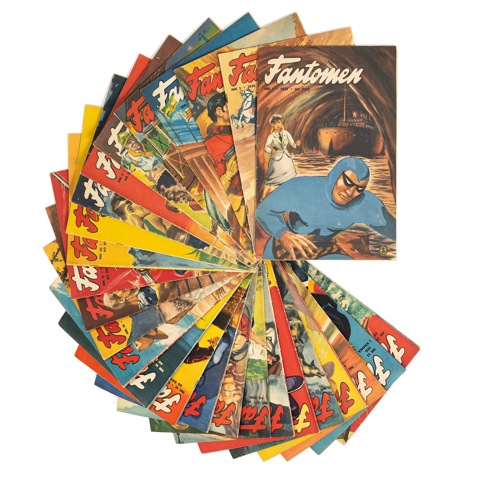 Comic books, 26, “The Phantom”, 1953 edition.