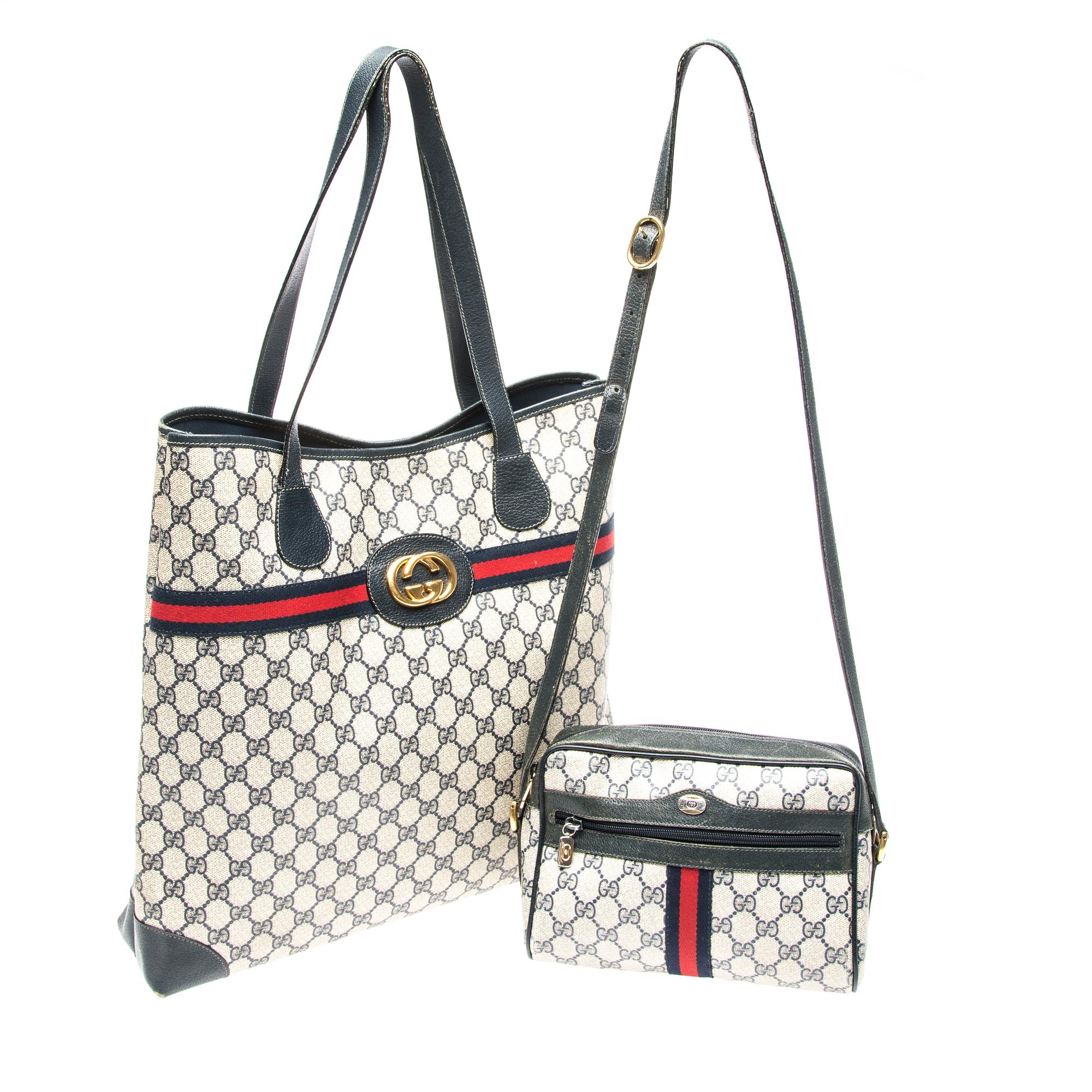 VÄSKOR, 2 st, Gucci.