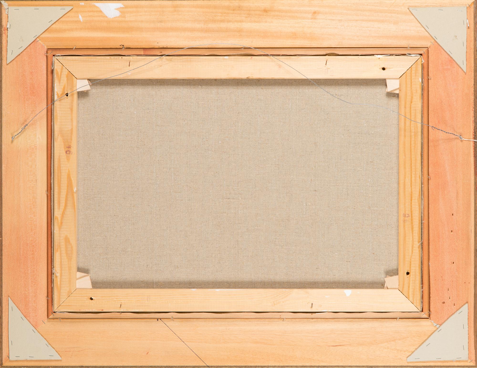 Johanna Oras, olja på duk, signerad.