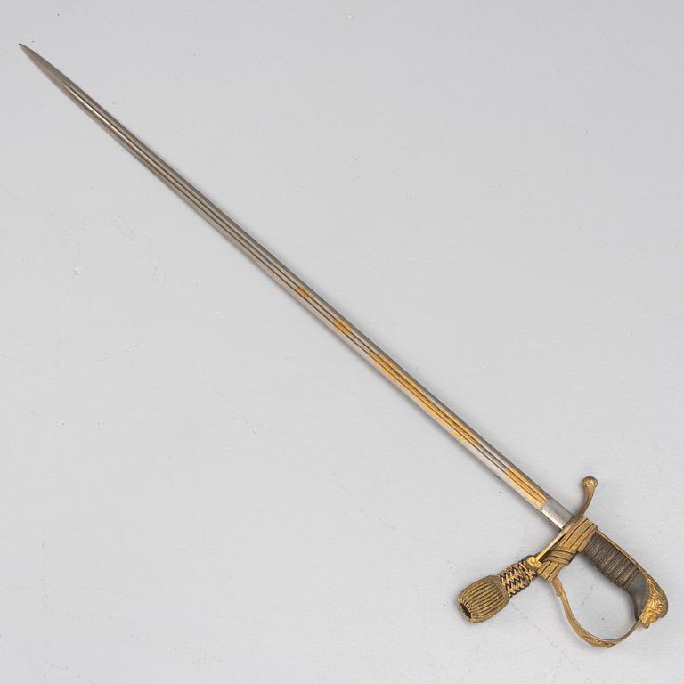 Sabre, Swedish m/1899, for infantry officer, with scabbard.