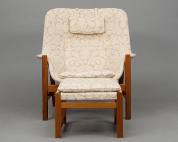 FÅTÖLJ och FOTPALL, Carl Gustaf Hiort af Ornäs, 1950-60-tal.