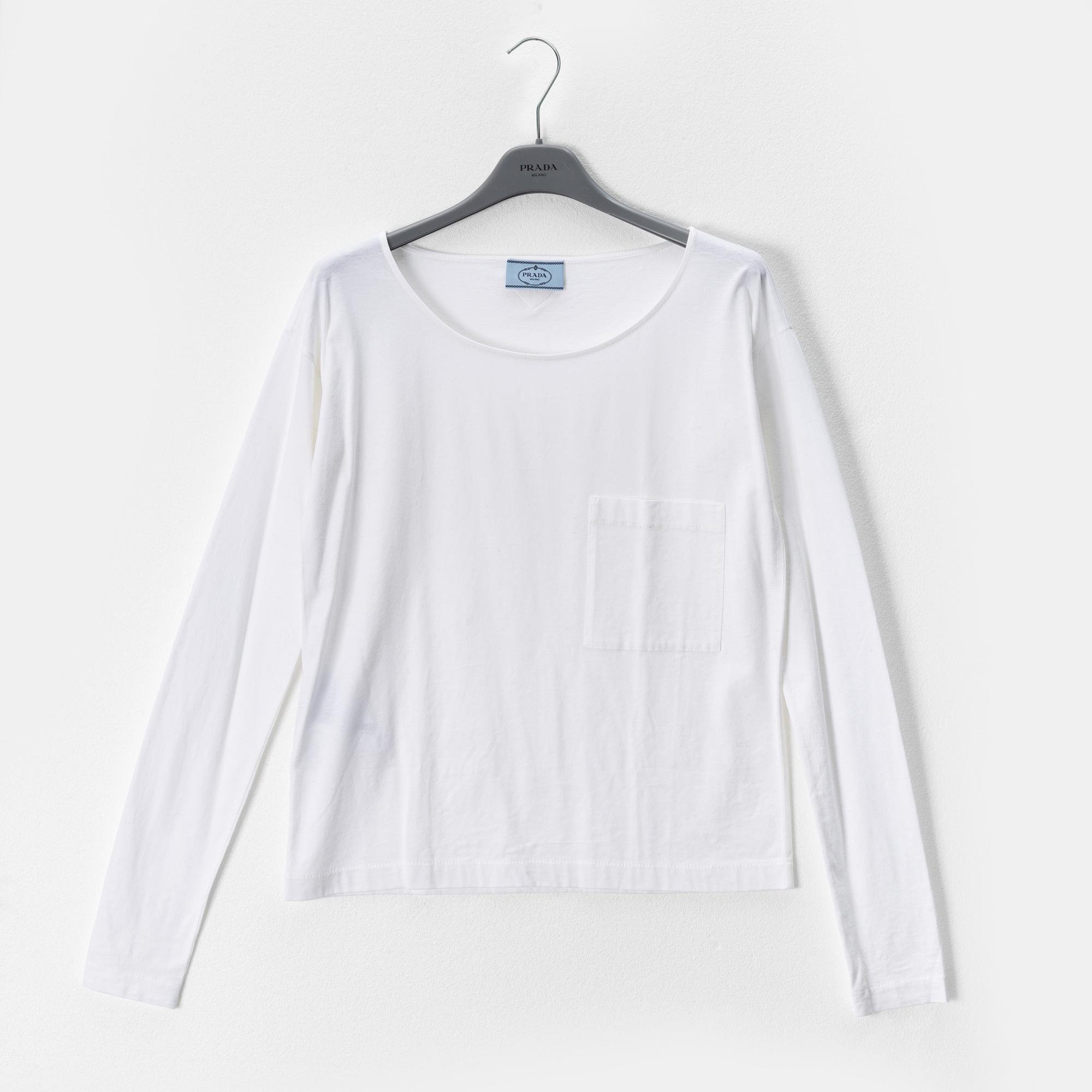 Prada, two cotton tops, size XS.
