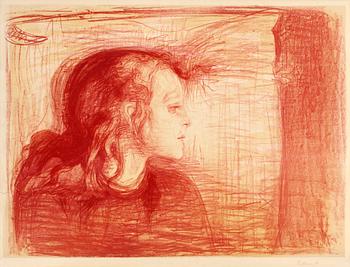 156. Edvard Munch, "The sick child I" (Det syke barn I).
