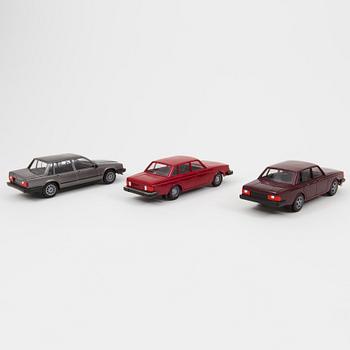 Seven plastic model cars by Ståhlberg Models, Finland, 1970/80s.