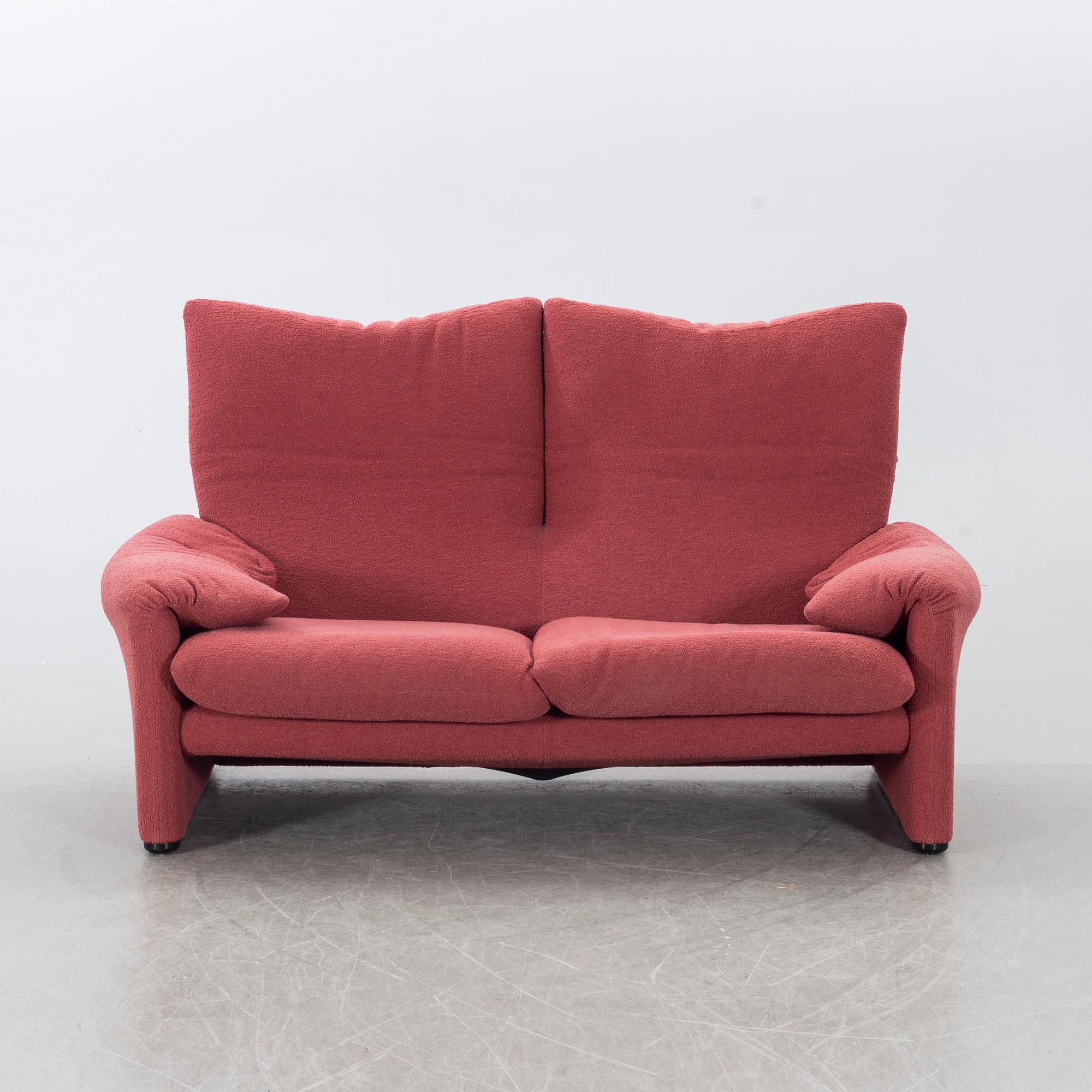 VICO MAGISTRETTI, Soffa "Maralunga" Cassina, Italien, 1900-talets andra hälft.